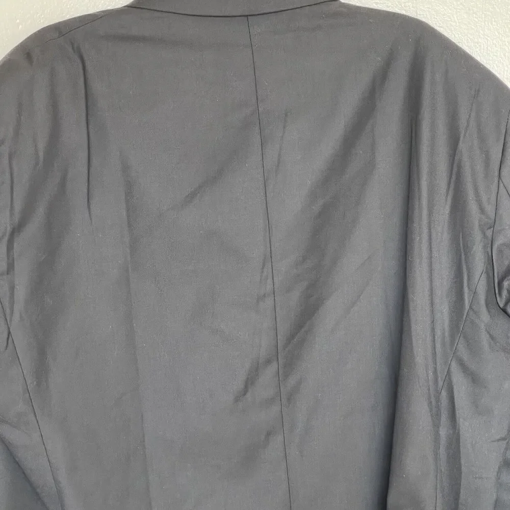 Coofandy Mens Blazer Size XXL Sport Jacket One Button Black Suit Wedding Formal